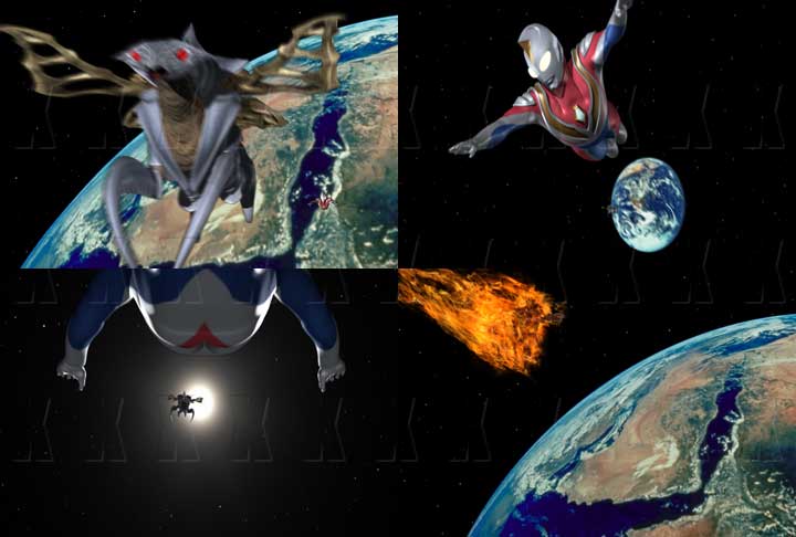 Special effects I did for an Ultraman movie.